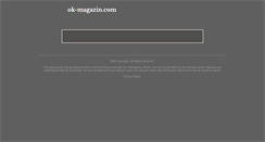 Desktop Screenshot of ok-magazin.com