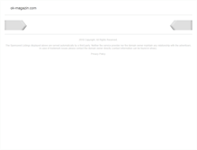 Tablet Screenshot of ok-magazin.com